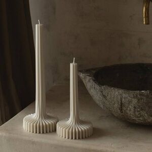 White Candle Set
